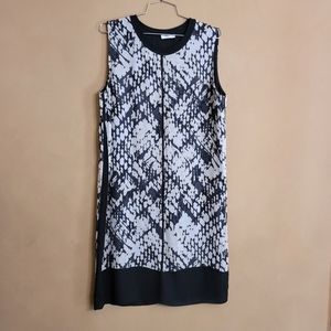 Vince Basketweave Print Dress
